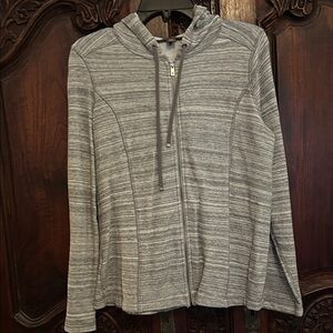 Tommy Bahama Gray Zip-Up Women’s sweatshirt hoodie size small